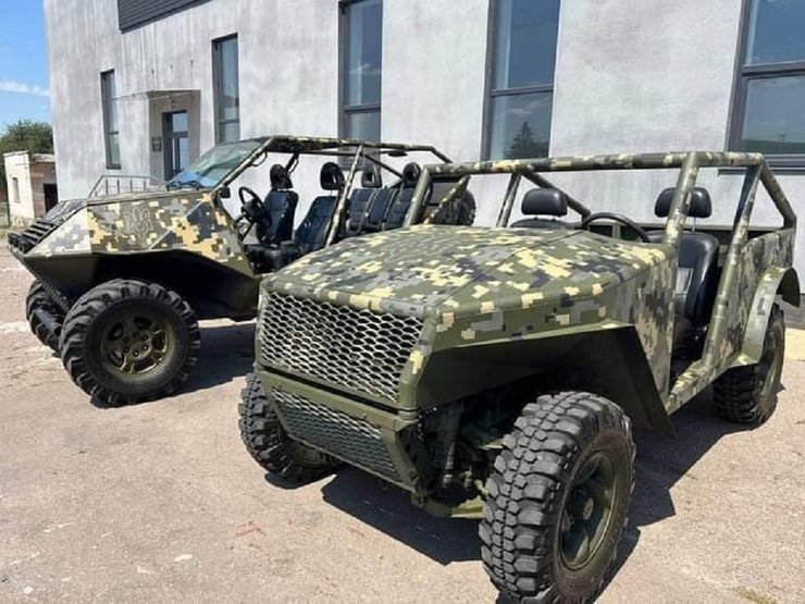 багги для ВСУ, авто для ВСУ, самодельные авто, самодельные внедорожники, Mitsubishi Pajero, Hyundai Galloper