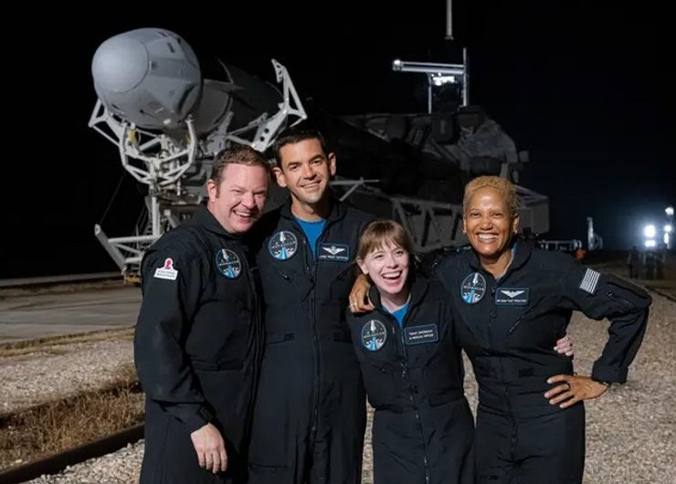 Inspiration4, космические туристы, SpaceX