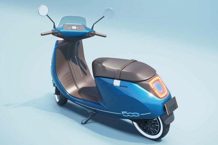 FIAT E-Moped 500, FIAT 500, скутер FIAT, E-Moped 500
