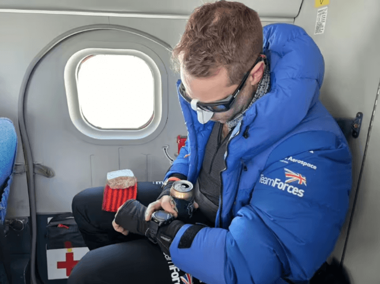 Джонни Хантингтон в походе на Южный полюс