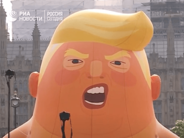 трамп, протест