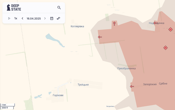 скриншот карты