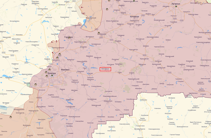 удар по шахтарському