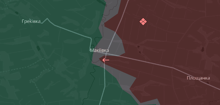 Карта боевых действий