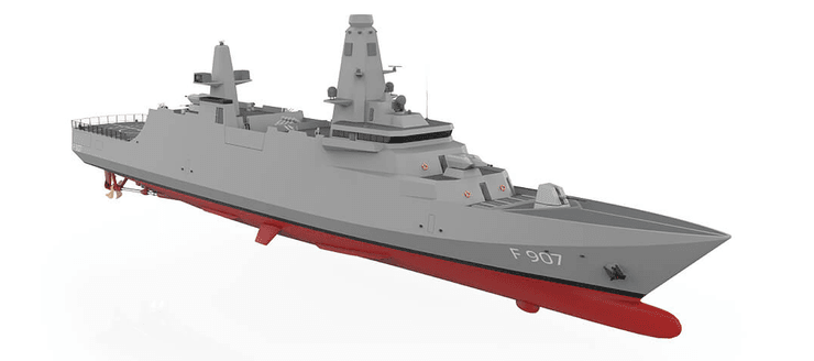 рендер фрегата