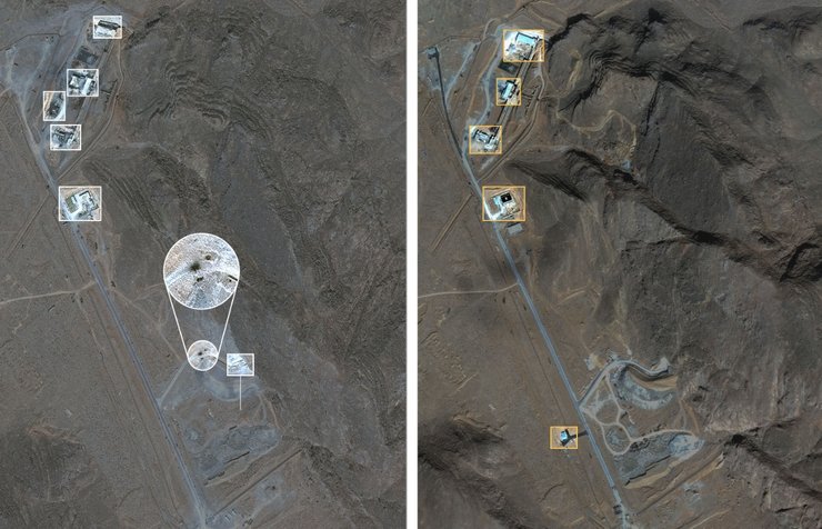 іран військові об'єкти