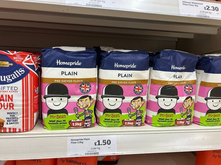 1,5 кг борошна коштує приблизно 86 грн в Британії