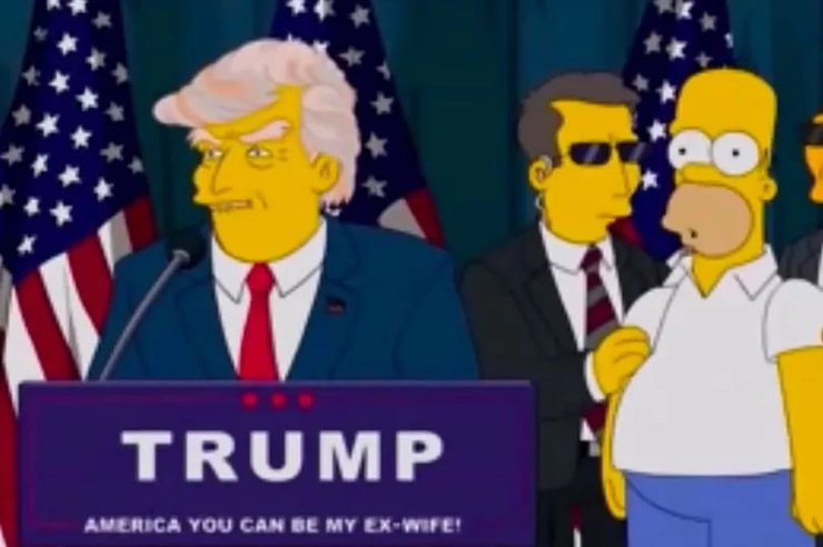 Мультсериал Симпсоны, мультфильм, предсказание будущего, будущее в Симпсонах, путешествие во времени, угадывают будущее