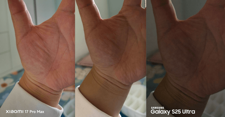 Xiaomi 17 Pro Max Galaxy S25 Ultra iPhone 17 Pro Max примеры фото