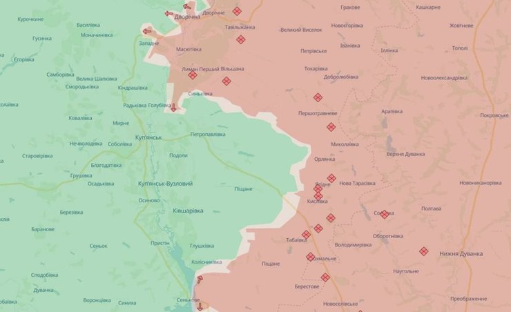 мапа бойових дій