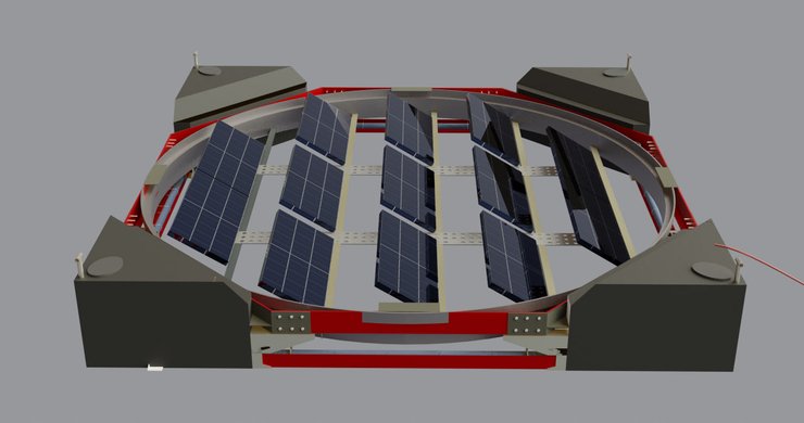 Солнечные панели, хранение энергии, фото