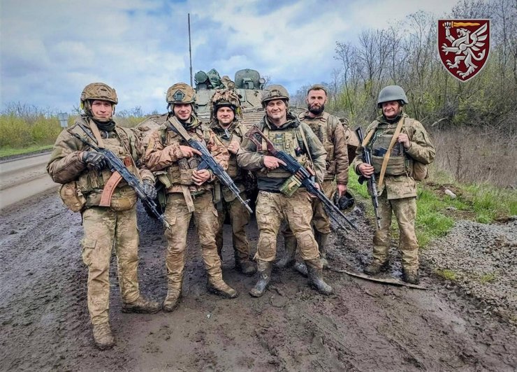 Бійці 80-ї бригади ОДШБр ЗСУ на Бахмутському напрямку