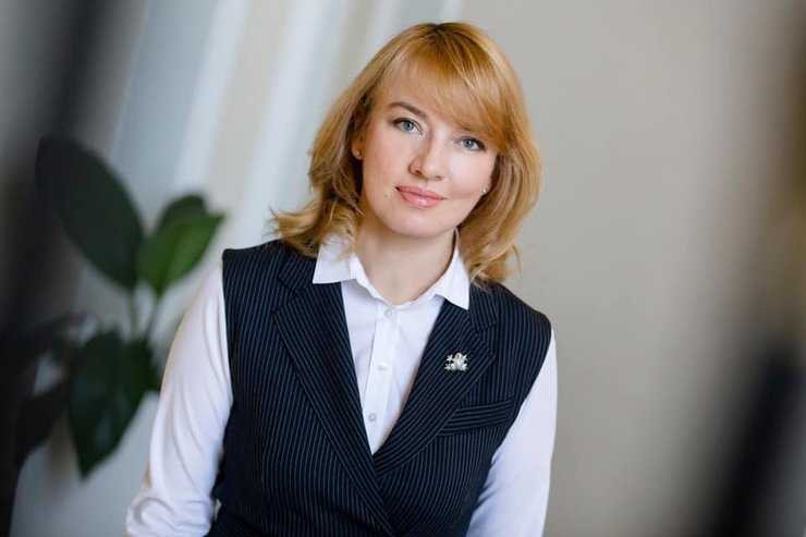 Шуляк Елена - глава партии "Слуга народа"