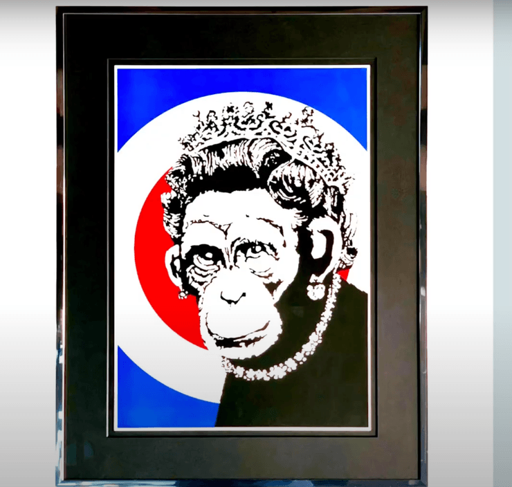 Monkey Queen, Бенксі, художник, загадка, судовий позов, гравюра, судовий розгляд