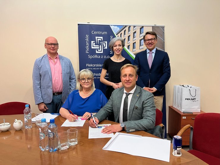 Підписання угоди про співробітництво з потужною багатопрофільною лікарнею (м. Пекари Шльонські)