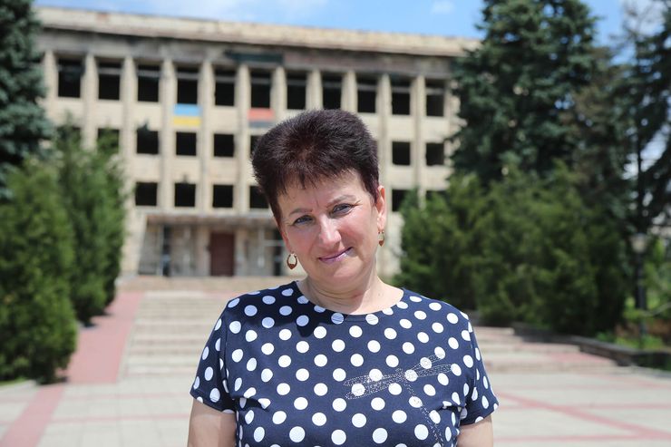 ОРДЛО, Торецьк, активістка Галина Дзицюк