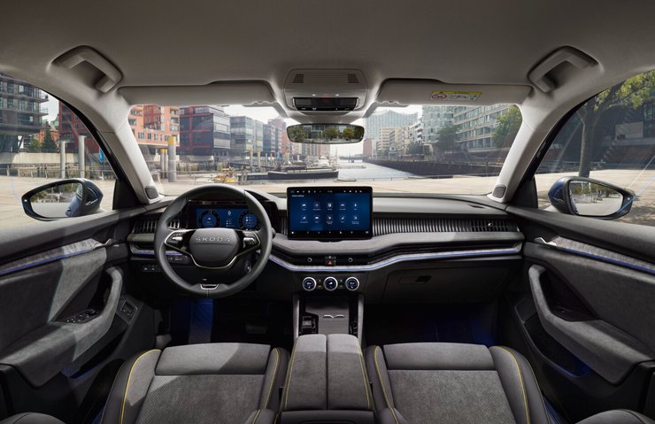 салон Skoda Superb, гібрид Skoda Superb, Skoda Superb iV
