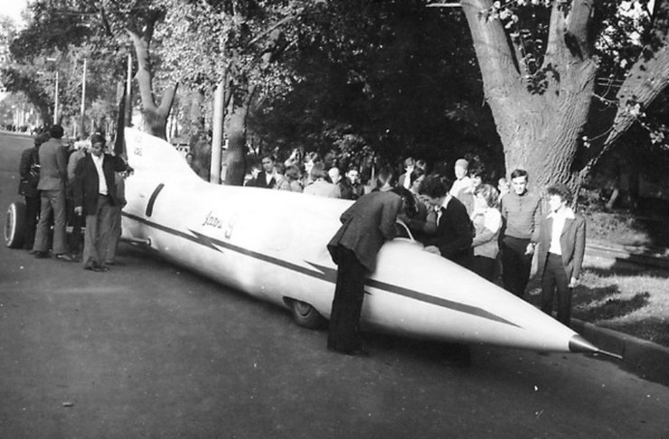 ХАДИ-9, болид ХАДИ, реактивный болид, реактивное авто, украинский болид, гоночное авто