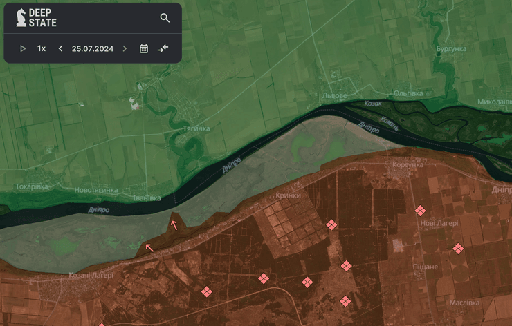 Карта боевых действий