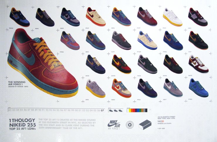 Nike Air Force 1, кроссовки, дизайн