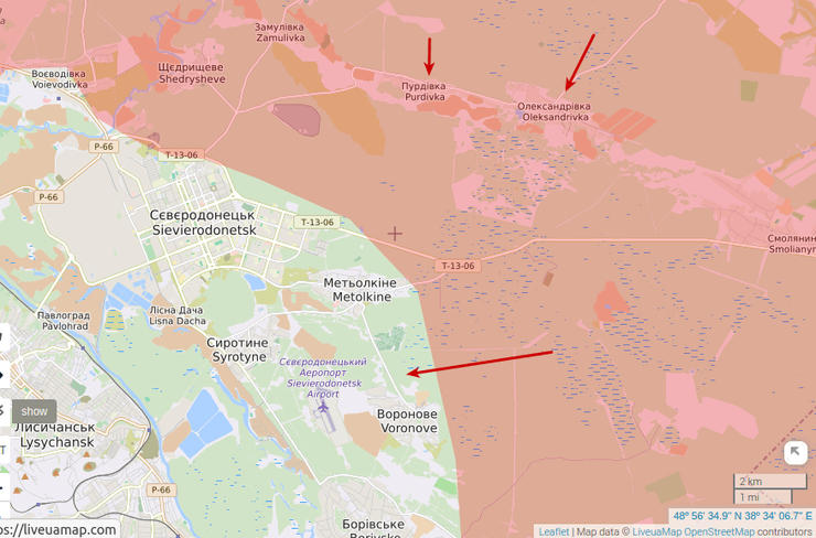 ситуация в северодонецке, северодонецк