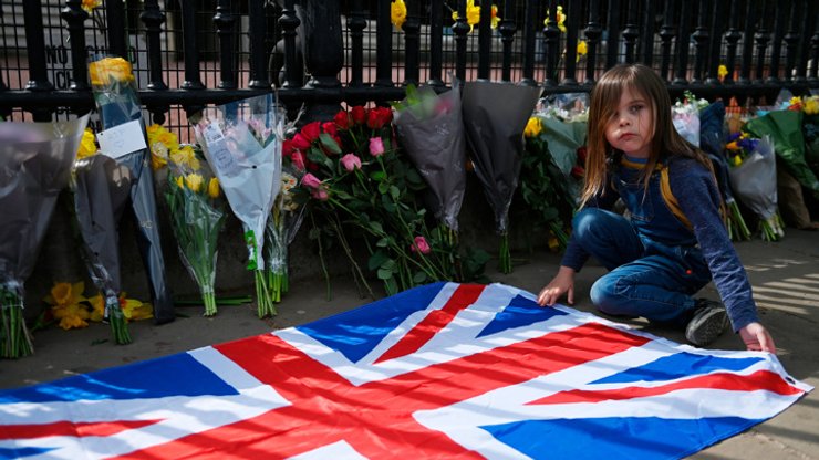 Принц Филипп, Великобритания, Похороны, Королевская семья, герцог Эдинбургский