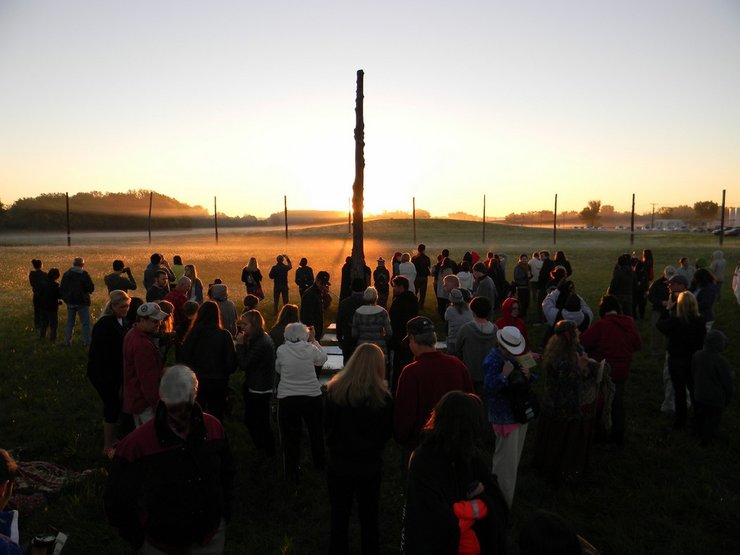 фото, Кахокия, Вудхендж, штат Иллинойс