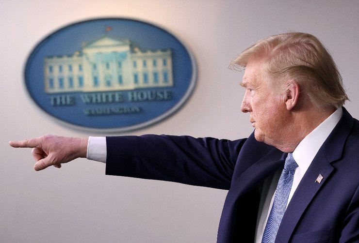 Дональд Трамп, президент США, фото