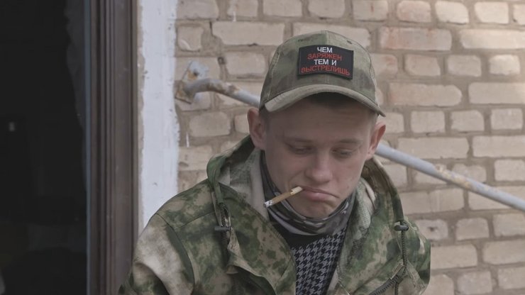 Кадр із фільму "Росіяни на війні" Анастасії Трофімової