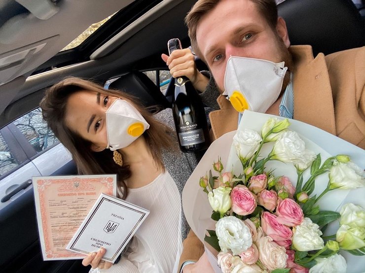 свадьба, карантин, коронавирус, свадьба в масках