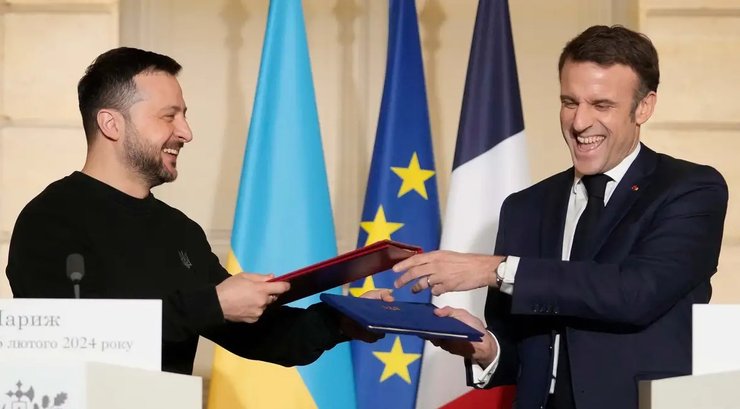 Зеленский, Макрон, нато в украине