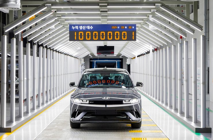 хюндай 100 миллионов, Hyundai Ioniq 5, Hyundai Ioniq, 100-миллионный Hyundai, 100-миллионный Hyundai