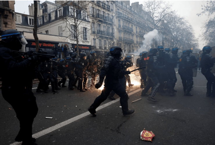 протести, пенсiя, Францiя