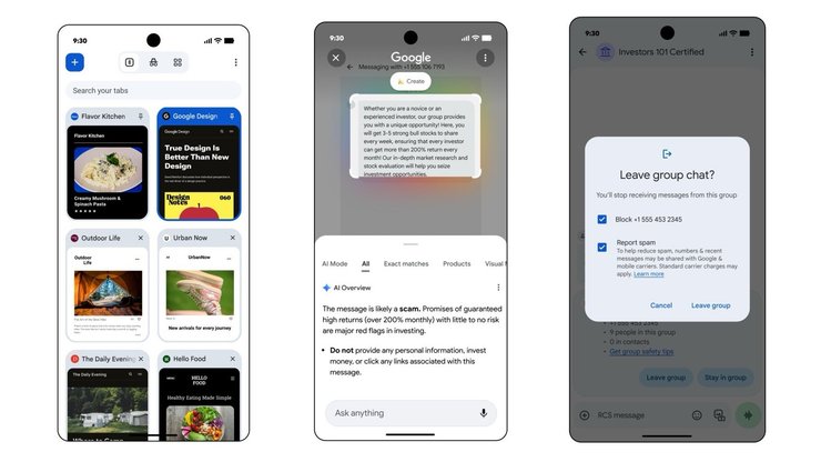 android оновлення функції спам chrome повідомлення
