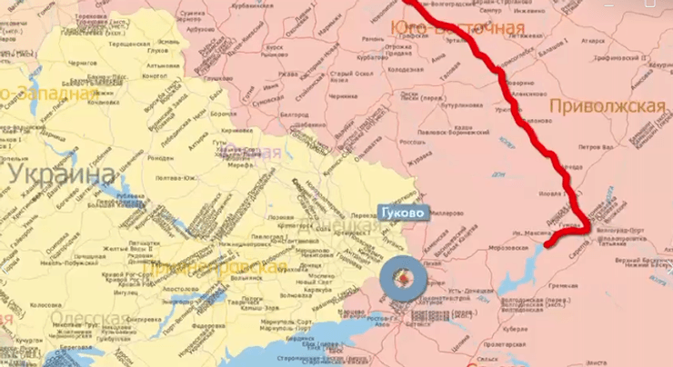 Эшелон должен прибыть в Гуково 22 мая, там сменят локомотив и его бригаду
