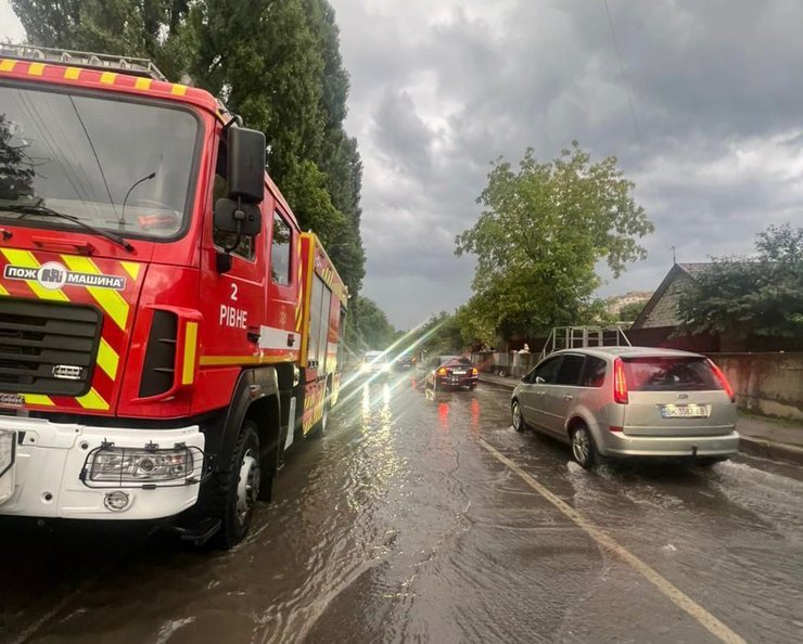 Непогода в Ровненской области вызвала затопление населенных пунктов