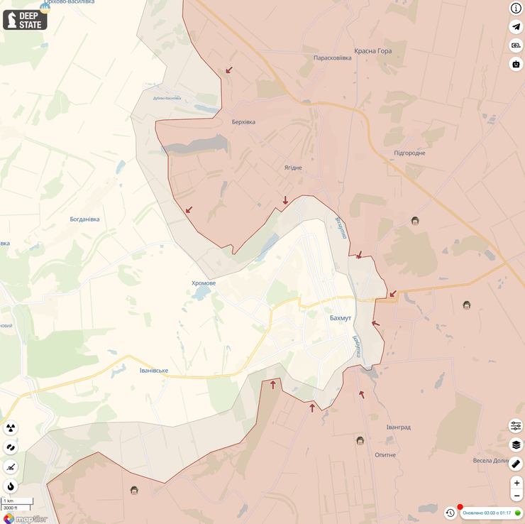 бои за бахмут