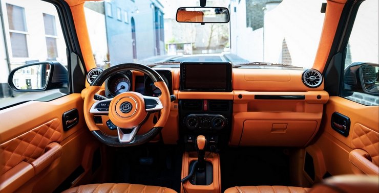 Suzuki Jimny, тюнінг Suzuki Jimny, клон Гелендвагена, копія Гелендвагена, копія Mercedes-Benz G-Class
