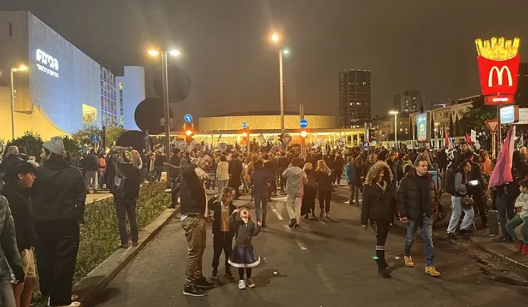 израиль, протест, тель-авив, судебная реформа