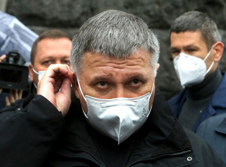 Арсен Аваков, маска, коронавирус, фото