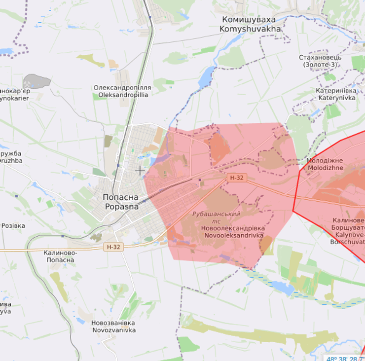 обстрелы попасной.