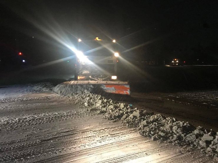 одесса погода, одесса снег, экскаватор