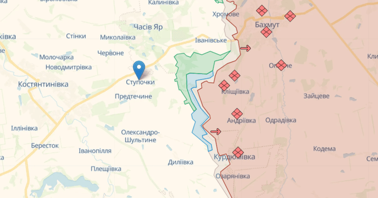 ЗСУ успішно наступали у напрямках Новоданилівка-Роботино. Карта Deep State