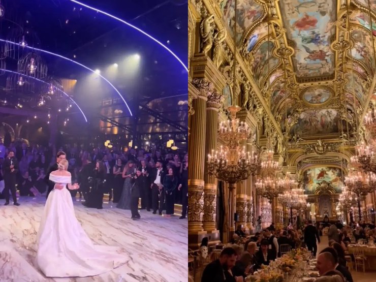 Свадьба века, свадьба Маделайн Броквей, супружеская пара, роскошная свадьба, церемония в Версале,  София Ричи, Маделайн Броквей