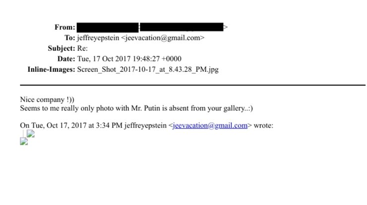 файли епштейна путін