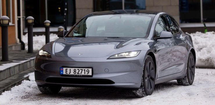 Tesla Model 3, электромобили зимой, запас хода, запас хода