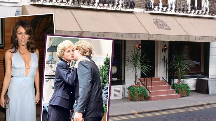 принцесса диана, ресторан сан лоренцо, ресторан в лондоне, ресторан знаменитостей, любимый ресторан дианы