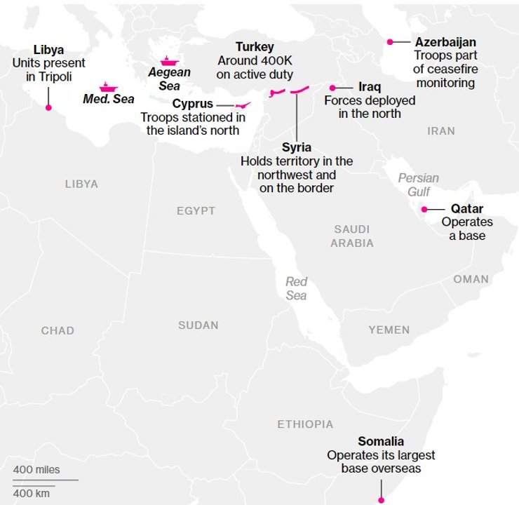 Присутність Збройних сил Туреччини