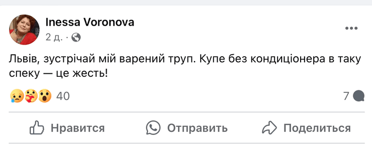 Поездка в поезде Запорожье-Ужгород