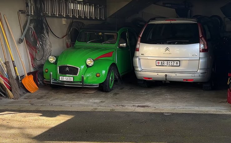 Citroen 2CV, дом на колесах, автодом Citroen